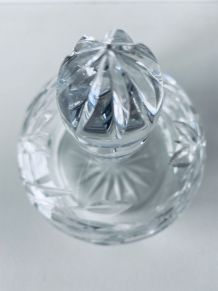 Bonbonnière ancienne en cristal taillé