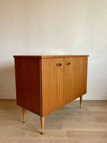 Buffet meuble machine à coudre Singer vintage années 60