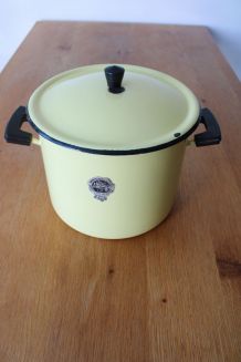 Faitout, marmite émaillée années 50/60