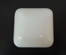 Plafonnier opaline carré