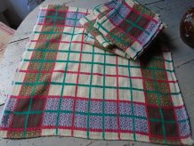 Serviettes de table vintage