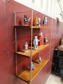 étagère string  scandinave métallique  string armature  or (