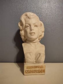 buste de Marilyn Monroe en plâtre