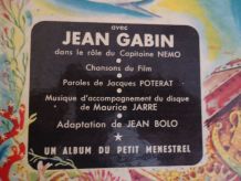 Album 20 000  lieux sous les mers Livre-Vinyle 33T 1956 