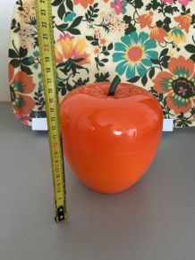Pomme Orange bac à glaçons année 70