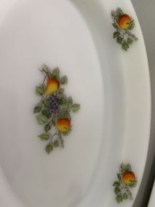 Plat Arcopal fruits annee 79’s