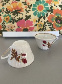 2 Tasses porcelaines 