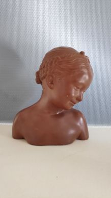 buste "la rieuse" d'après Jean-Baptiste Pigalle