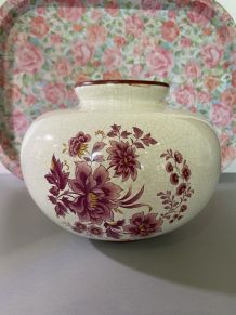 Vase boule fleuri 