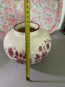 Vase boule fleuri 