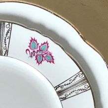 Série de 6 assiettes à dessert