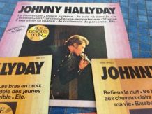 lot 7 vinyles Johnny Hallyday