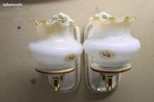 Paire appliques céramique années 80