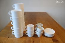 Lot 18 tasses café vintage