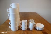 Lot 18 tasses café vintage