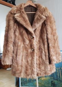 Fourrure en patte de Vison, très belle veste