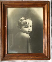 Photo encadrée de bébé 1928