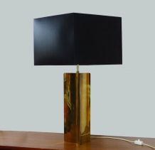 LAMPE XXL EN LAITON DORÉ PLIÉ