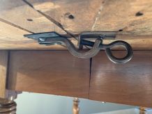 Table rabats ovale Louis Philippe pieds tournés et rallonge