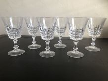 6 verres à pied