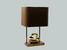 LAMPE DE TABLE VINTAGE CYGNE EN LATION