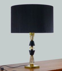 LAMPE HOLLYWOOD REGENCY EN CRISTAL VINTAGE