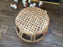 Tabouret balinais en rotin 