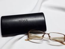 Monture de lunette dorée Hugo Boss