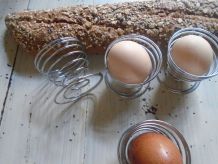 4 coquetiers fil de métal