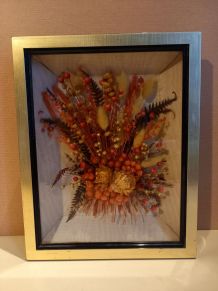 Bouquet de fleurs séchées. 