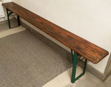 Banc pliant de Brasserie vintage