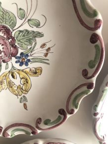 3 assiettes à dessert Vieux Martres