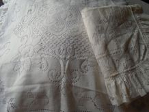 2 Taies oreiller ou coussin dentelle