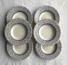 série de 6 assiettes creuses 