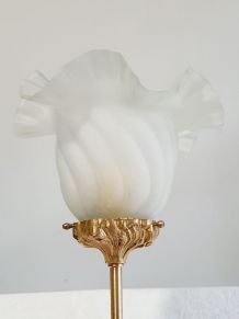 Lampe à posé tulipe vintage 