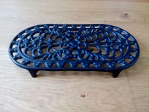 Dessous de plat en fonte émaillée noire