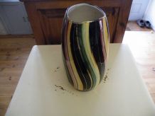 Vase multicolore raffiné élégant 1950