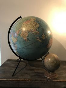 Grande mappemonde ancienne 