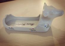 Beurrier 'vache' porcelaine Apilco