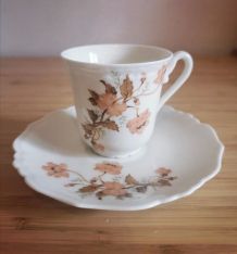 Lot 8 tasses à café avec soucoupes Jammet Seignolles MILLET