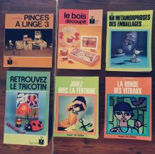 Lot x6 livres vintage d'activités Éditions Fleurus Idées