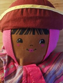 Poupée Corolle chiffon  Anita la Péruvienne 1992