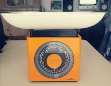 Balance vintage orange Terraillon grand plateau