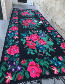 Superbe tapis kilim laine Moldave/Ukraine 