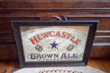Miroir publicitaire pour la bière "New castle" - Scotland 