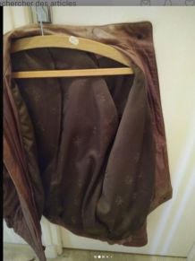 Blouson en cuir vintage