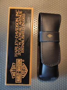 Harley Davidson Étui à stylo noir jamais utilisé