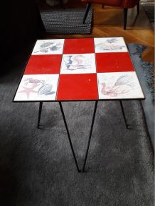 Table d'appoint des années 50