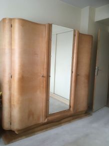 Armoire art déco sycomore