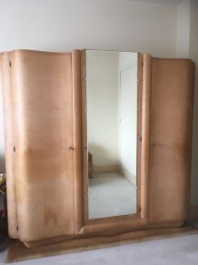 Armoire art déco sycomore